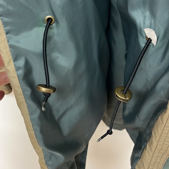 Trail Designs man's olive-green & blue-shell hooded machine-wash ski jacket szXL - Picture 13 of 13